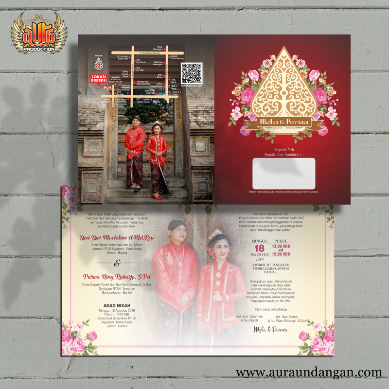 Undangan Nikah Full Color